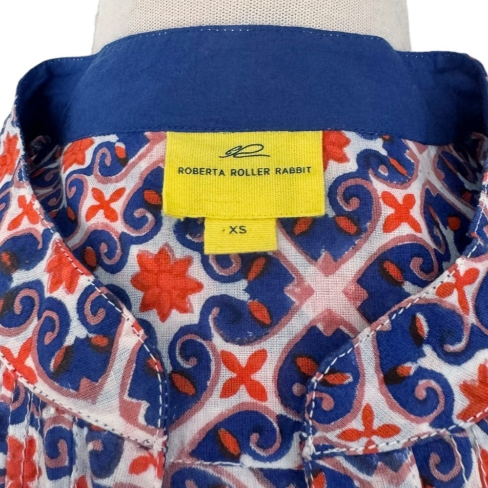 Roberta Roller Rabbit Geometric Print Tunic - Picture 5 of 6